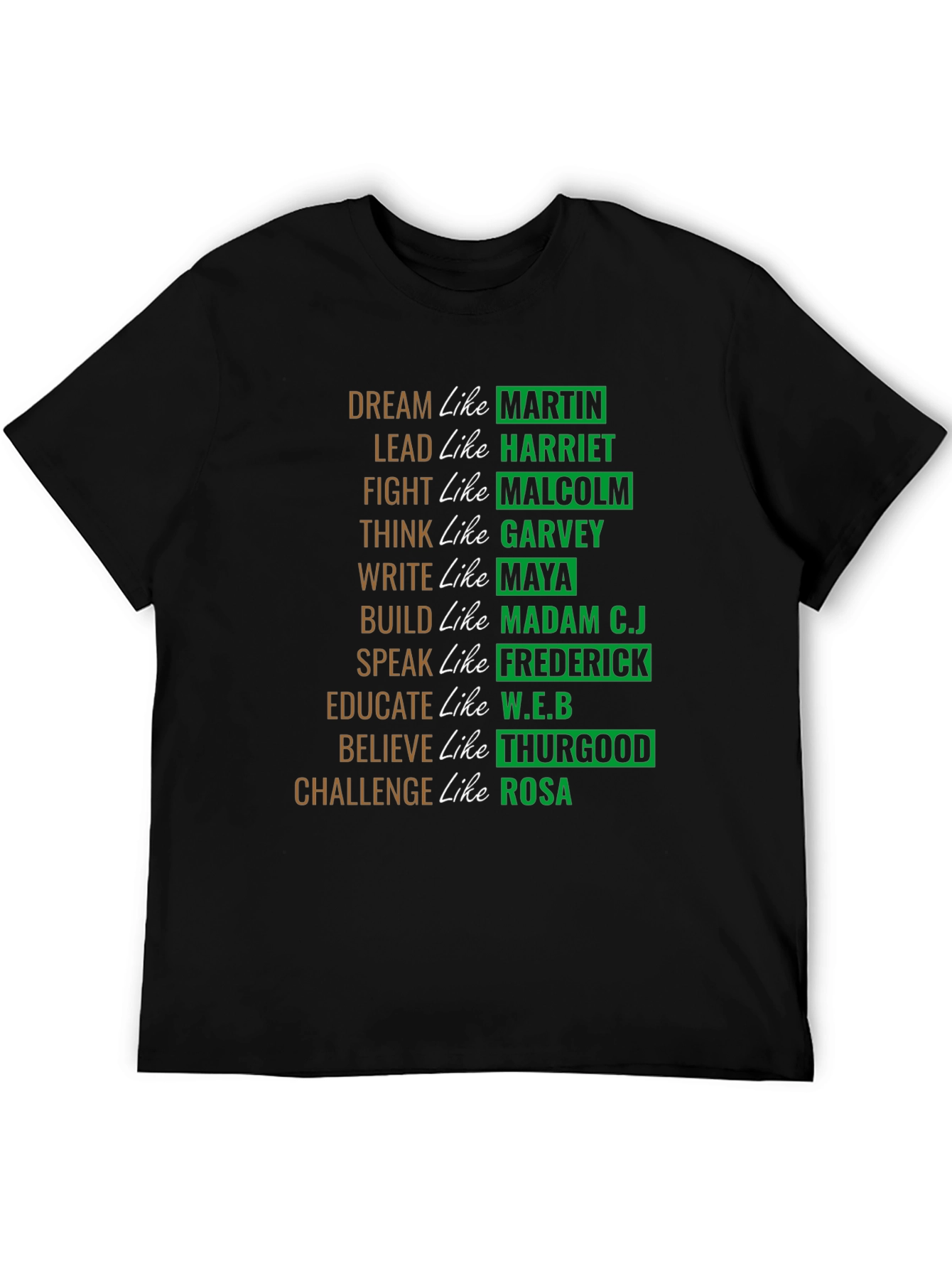 Dream Like Martin Black History T-Shirt