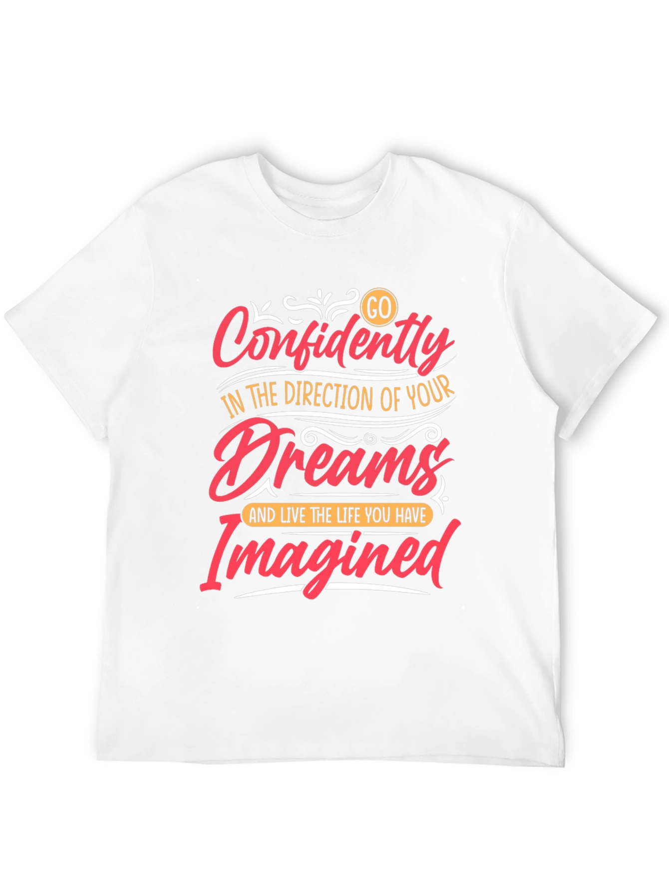 Inspirational Graphic Tee - Confidently Go!