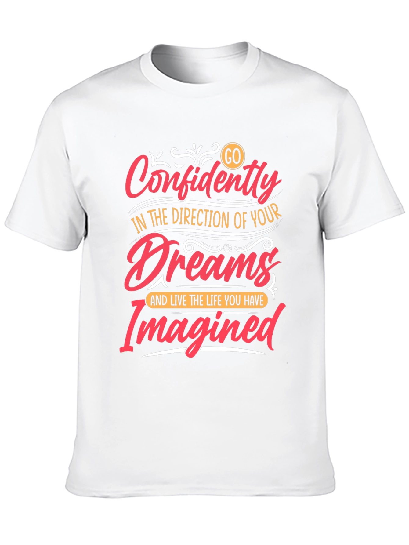 Inspirational Graphic Tee - Confidently Go!