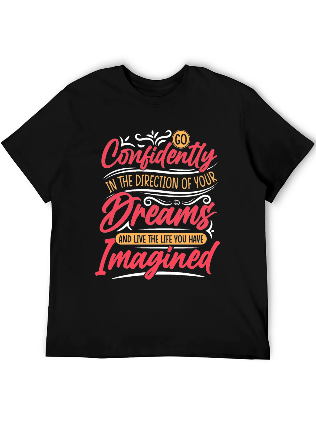 Inspirational Graphic Tee - Confidently Go!