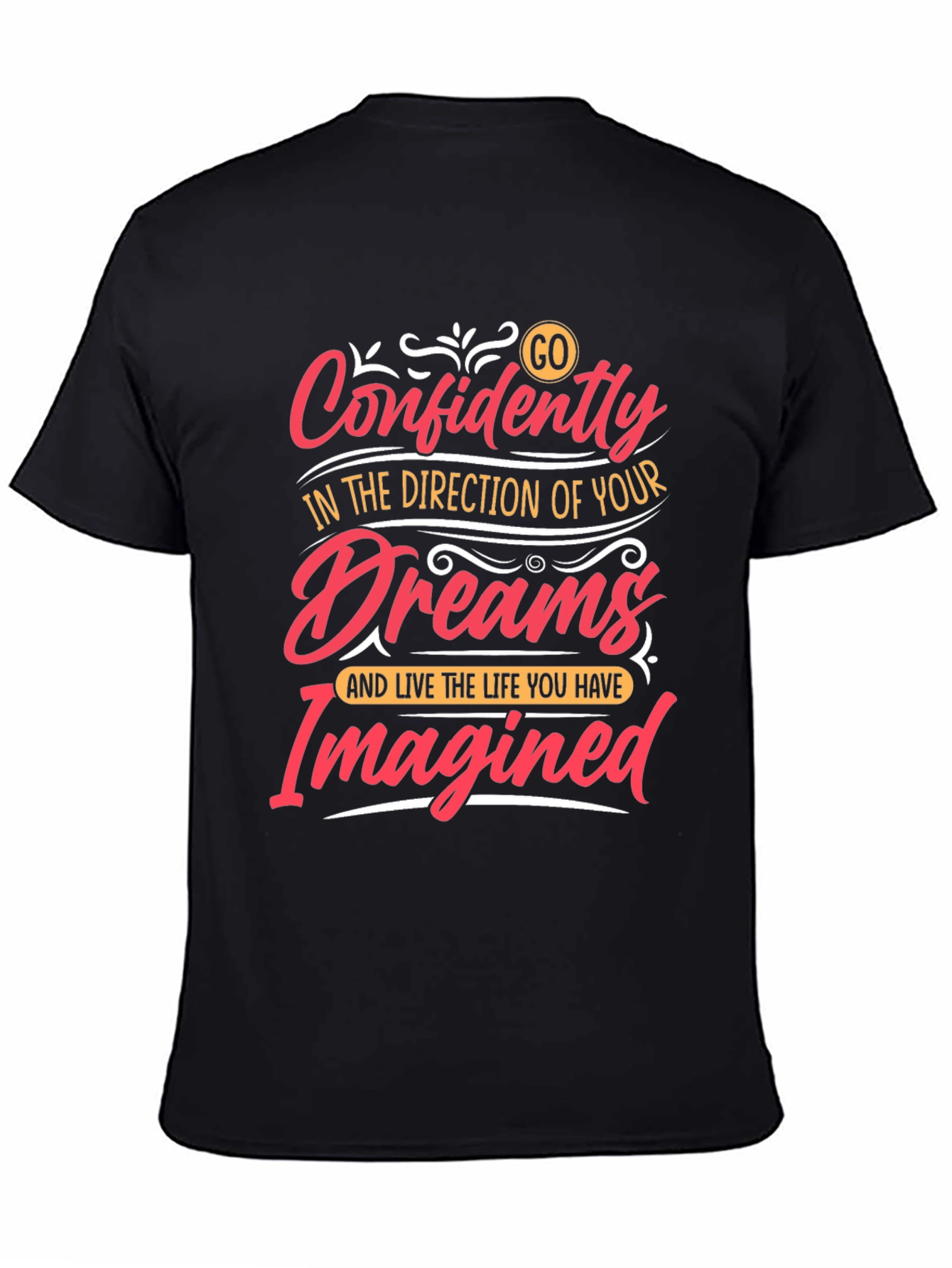 Inspirational Graphic Tee - Confidently Go!