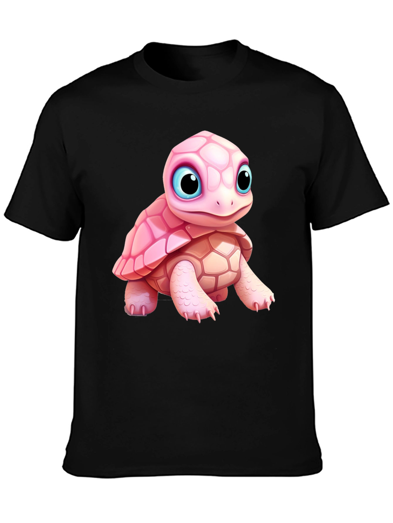 Cute Cartoon Turtle Graphic Tee