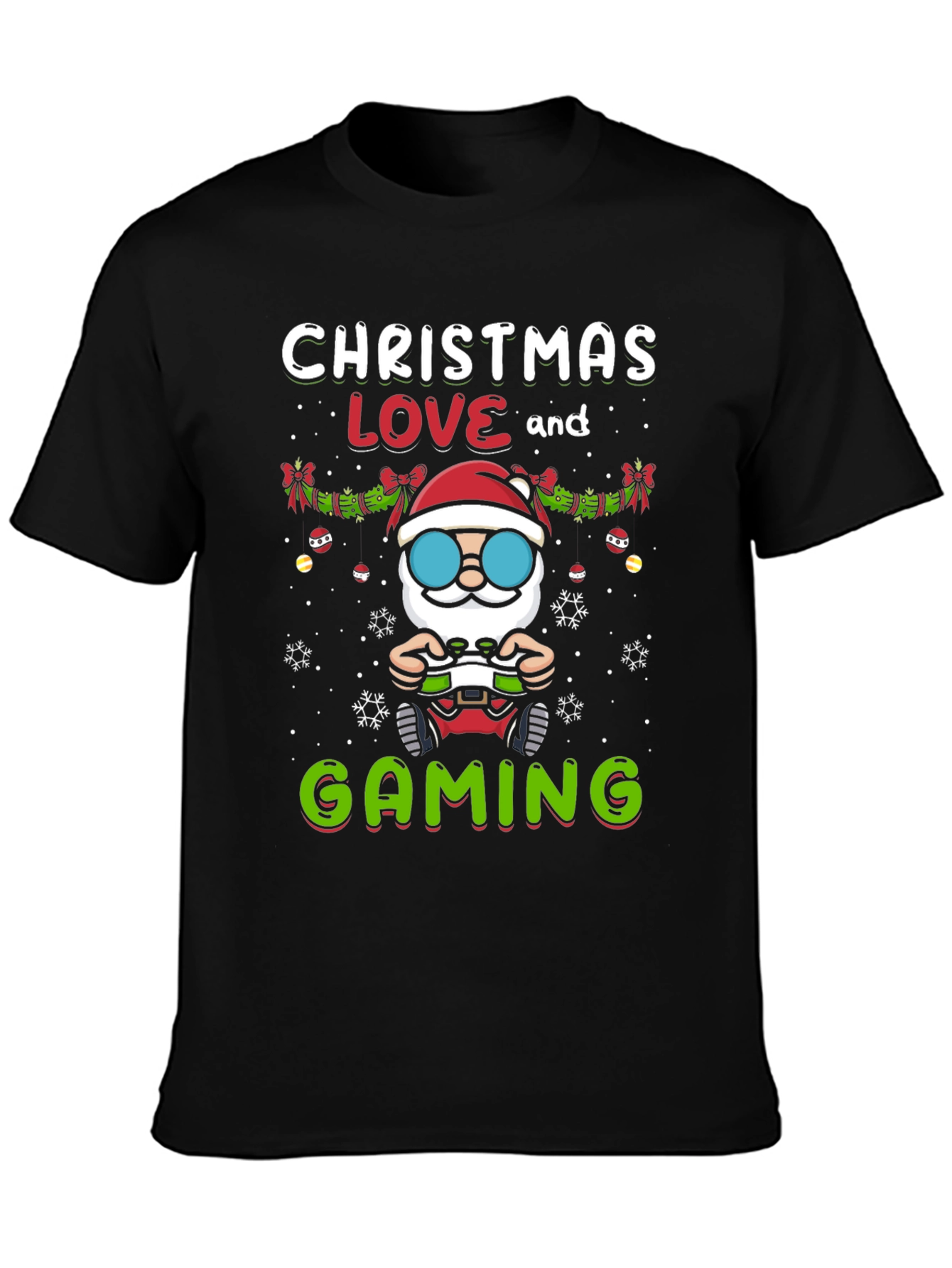 Christmas Love and Gaming T-Shirt