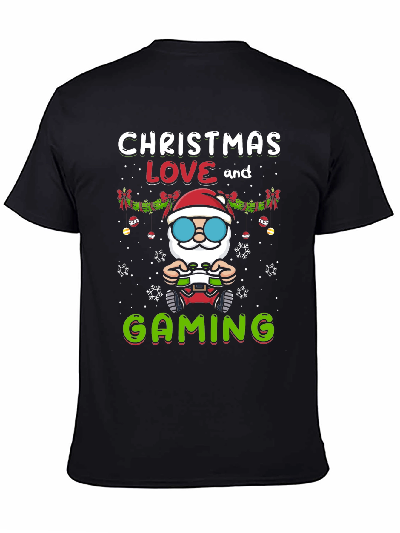 Christmas Love and Gaming T-Shirt