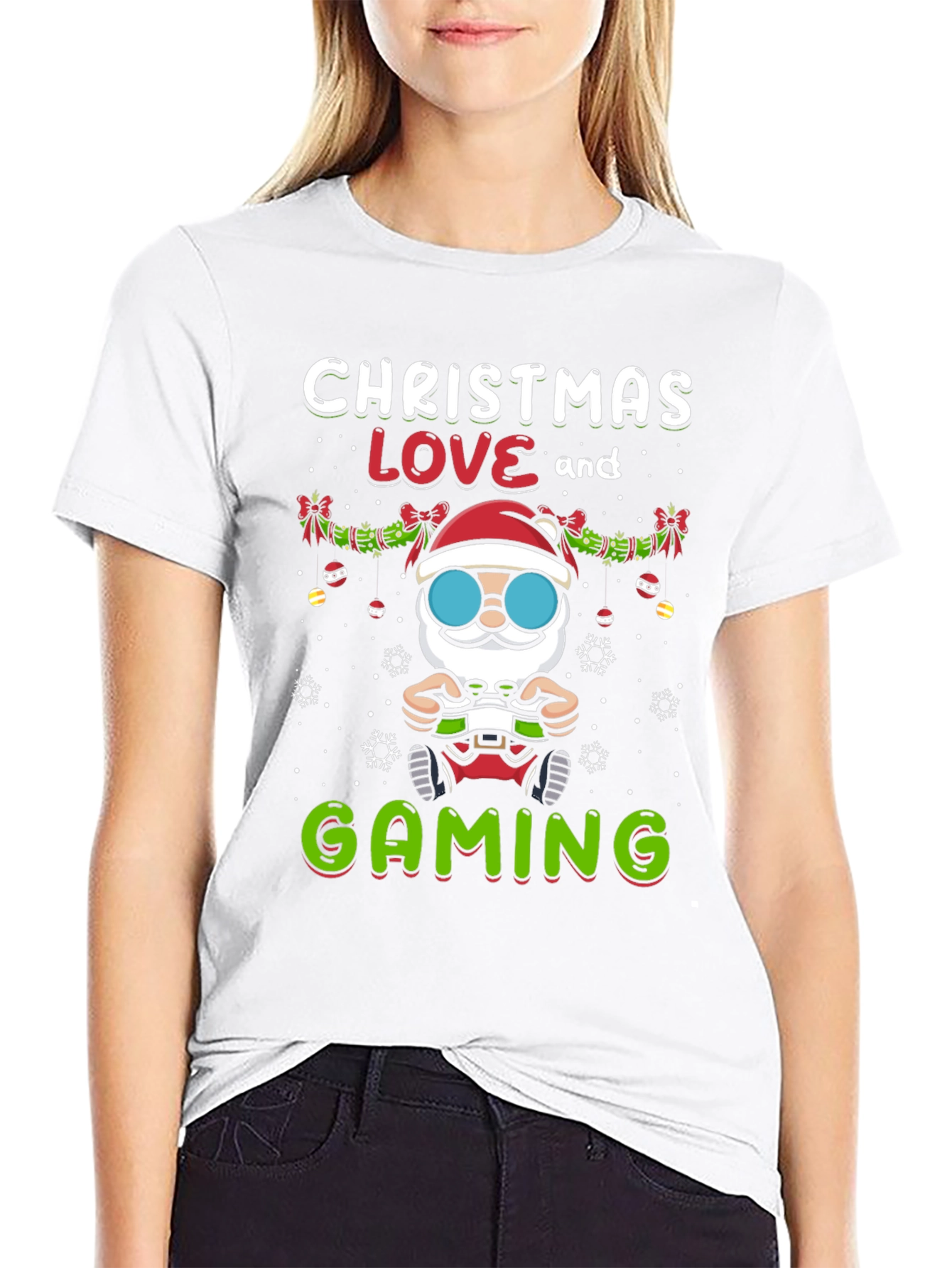 Christmas Love and Gaming T-Shirt