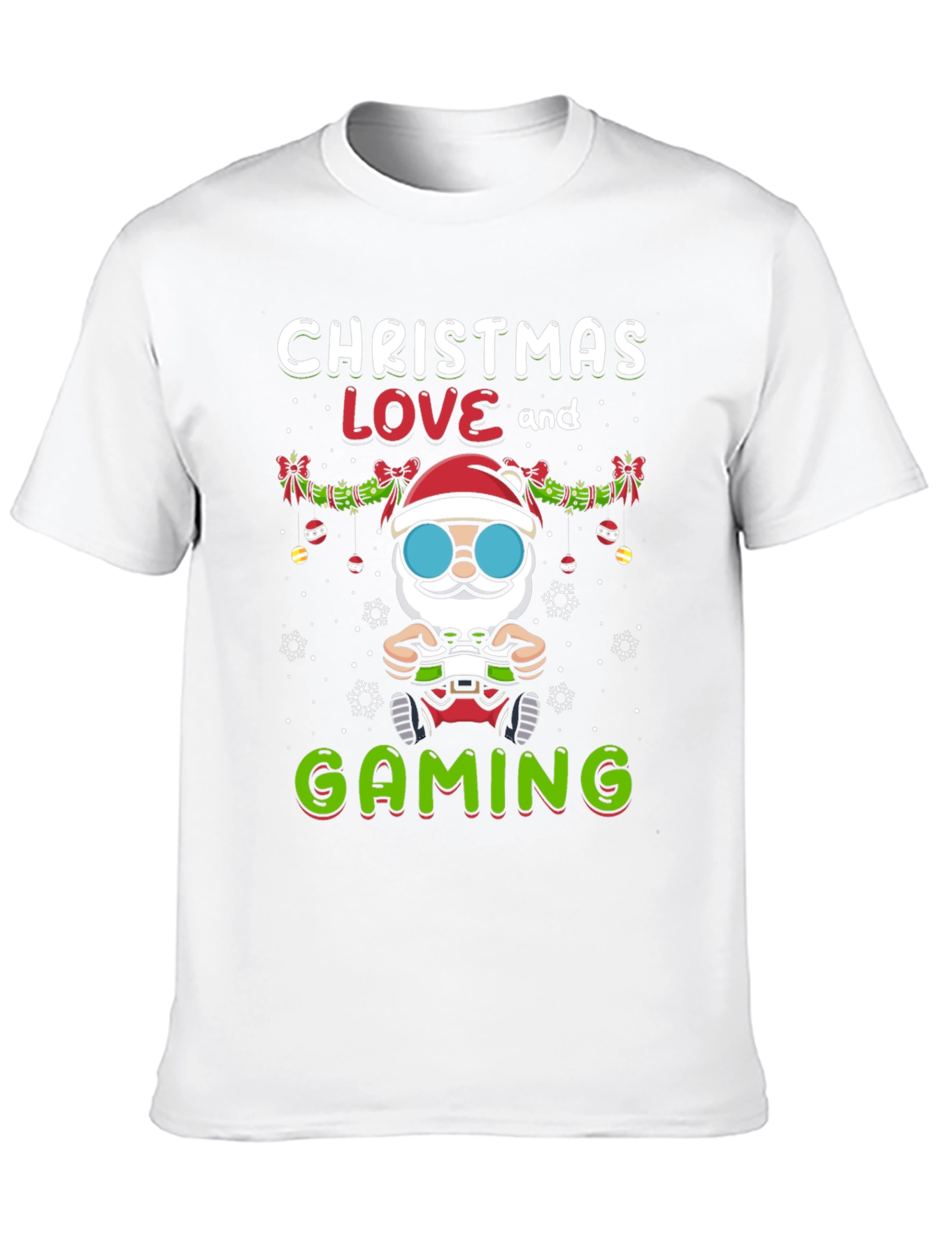 Christmas Love and Gaming T-Shirt