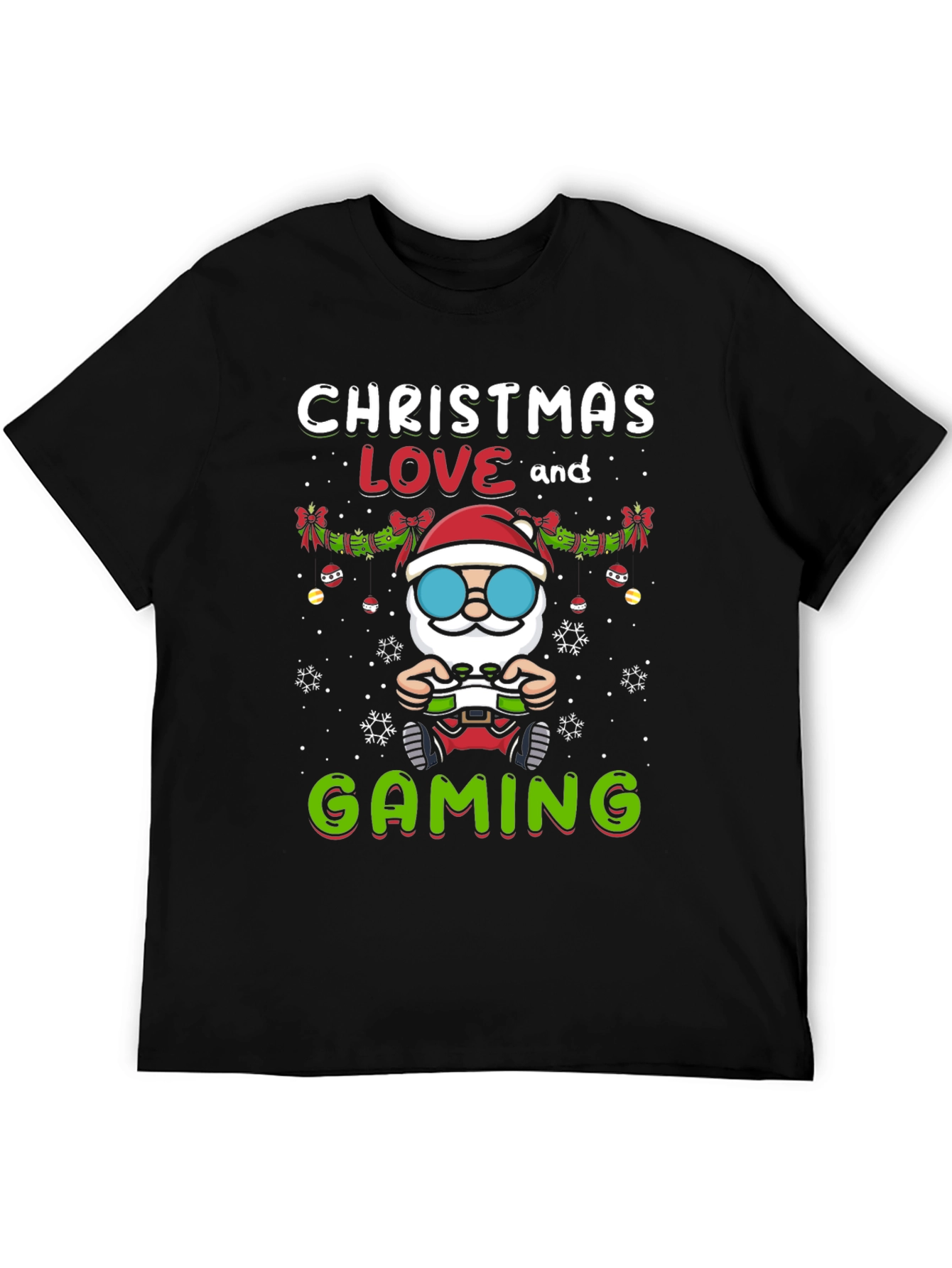 Christmas Love and Gaming T-Shirt