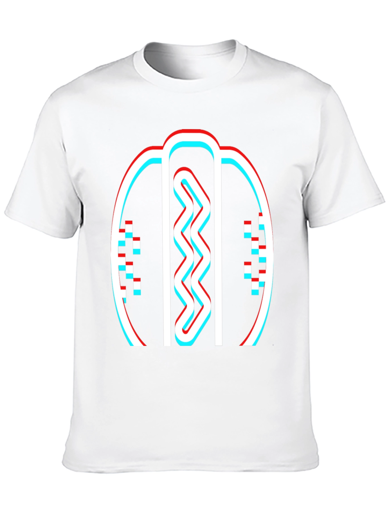 Retro Hotdog Graphic T-Shirt - Black Crew Neck