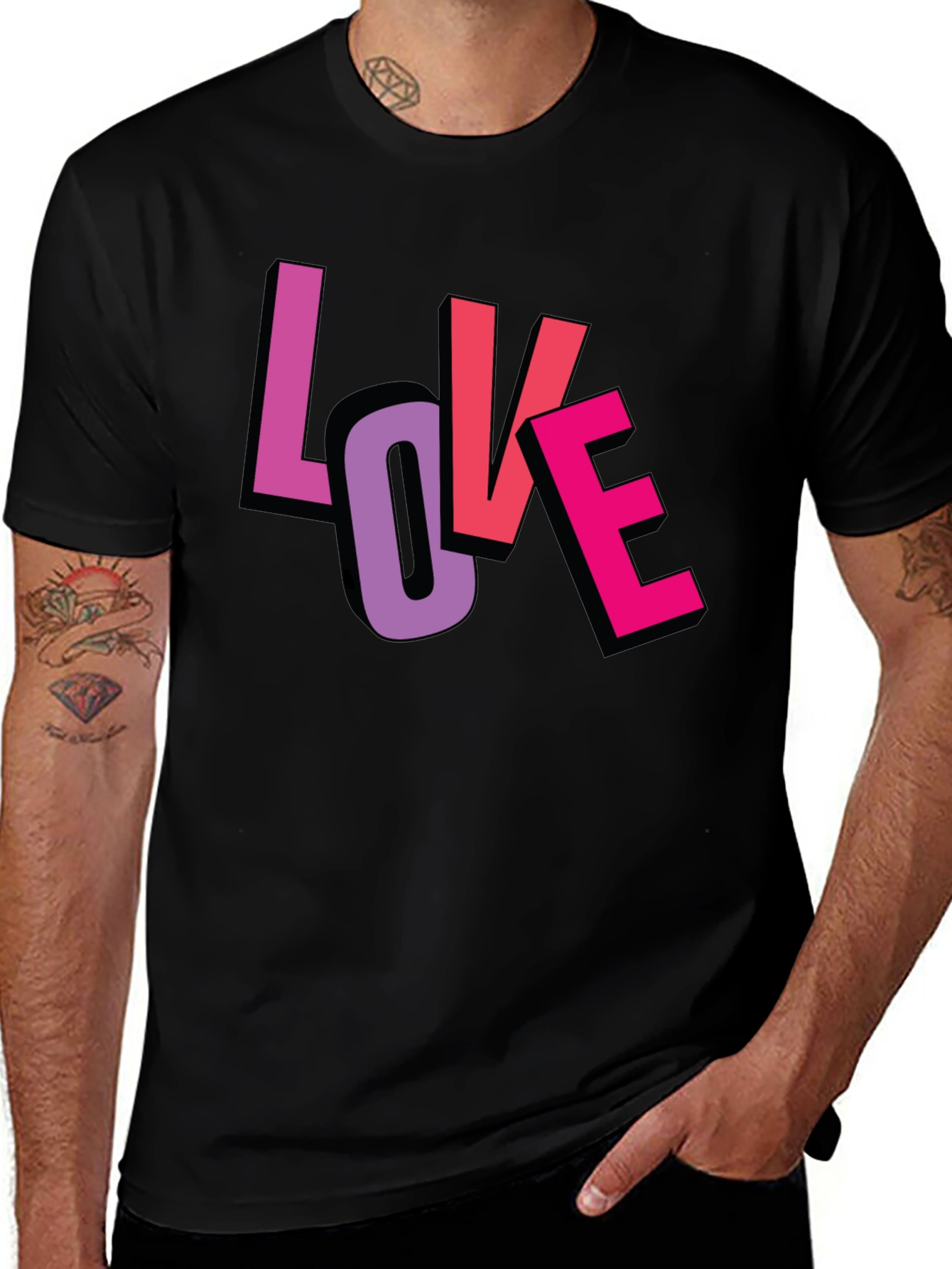 Love Graphic T-Shirt - Bold & Stylish