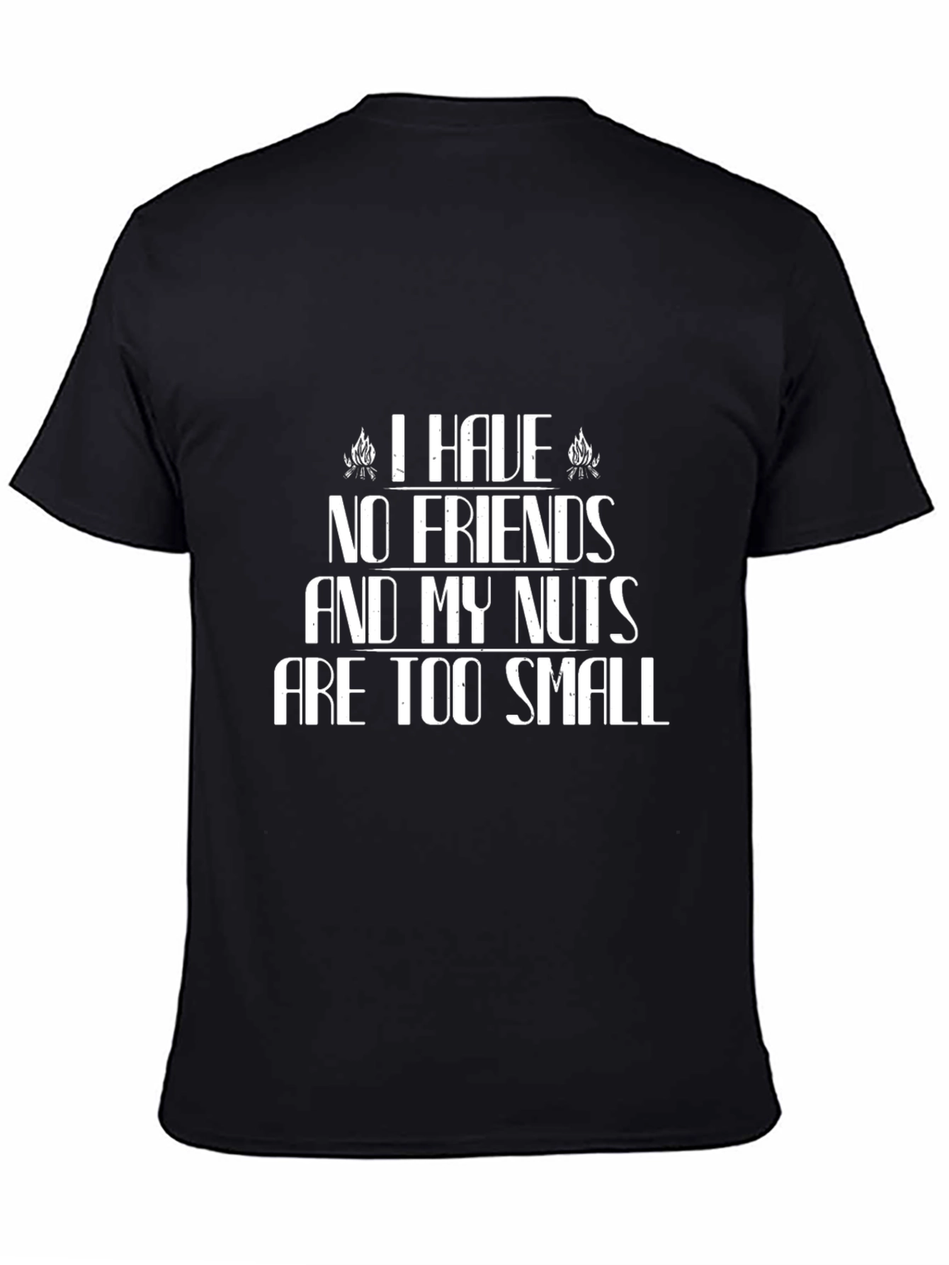 Humorous Graphic Tee: I Have No Friends...