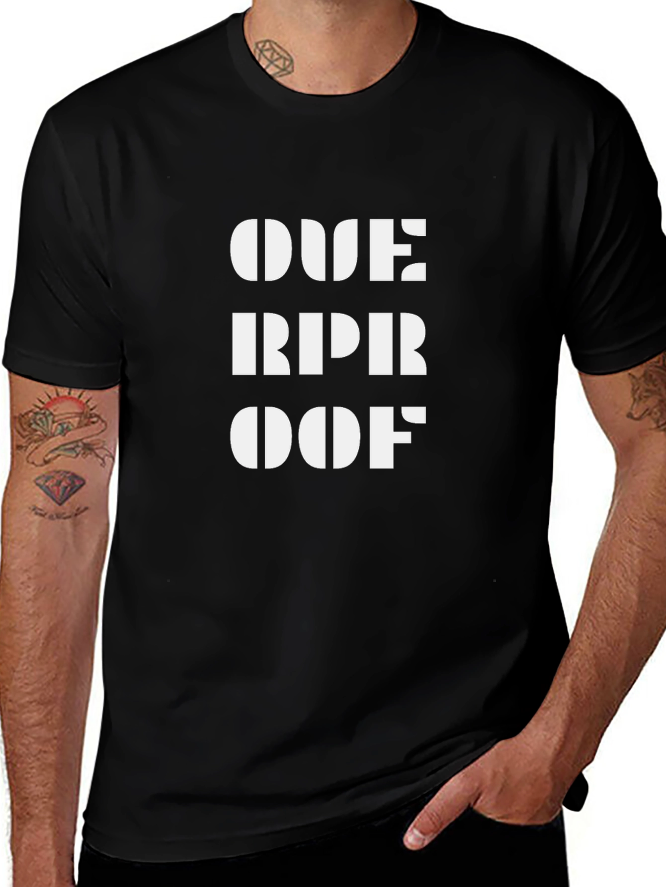 One RPR OOF Black Graphic Tee