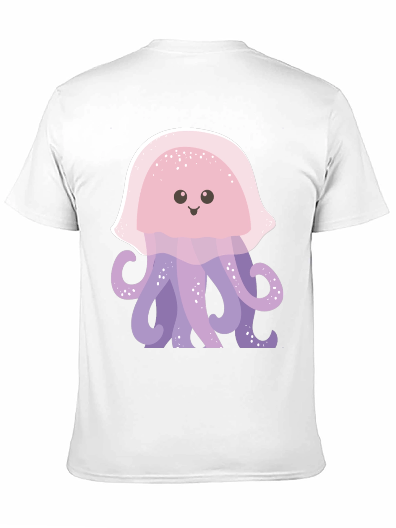 Cute Jellyfish Graphic Tee - Soft Black Cotton Shirt