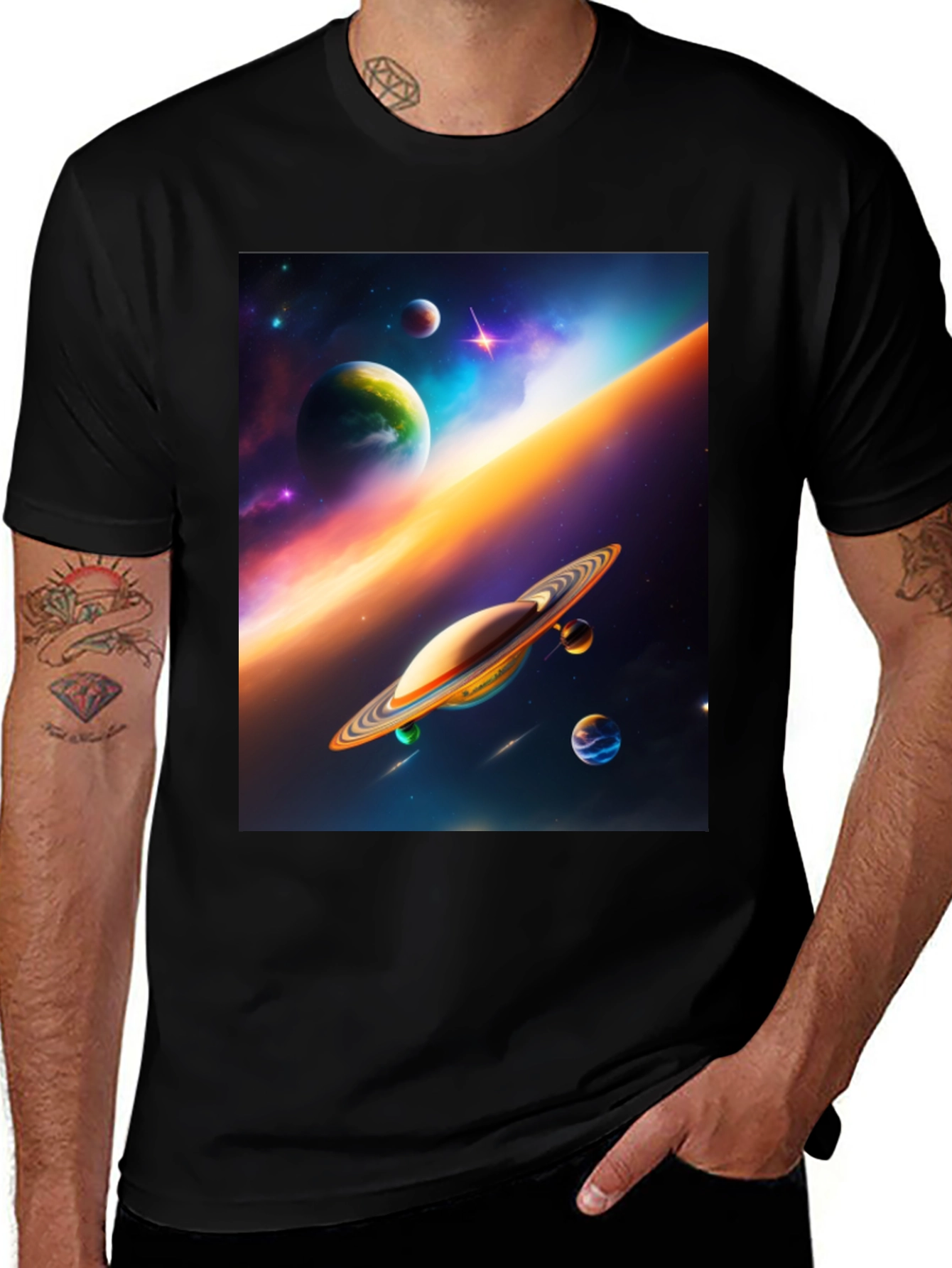 Space Skate T-Shirt: Intergalactic Style