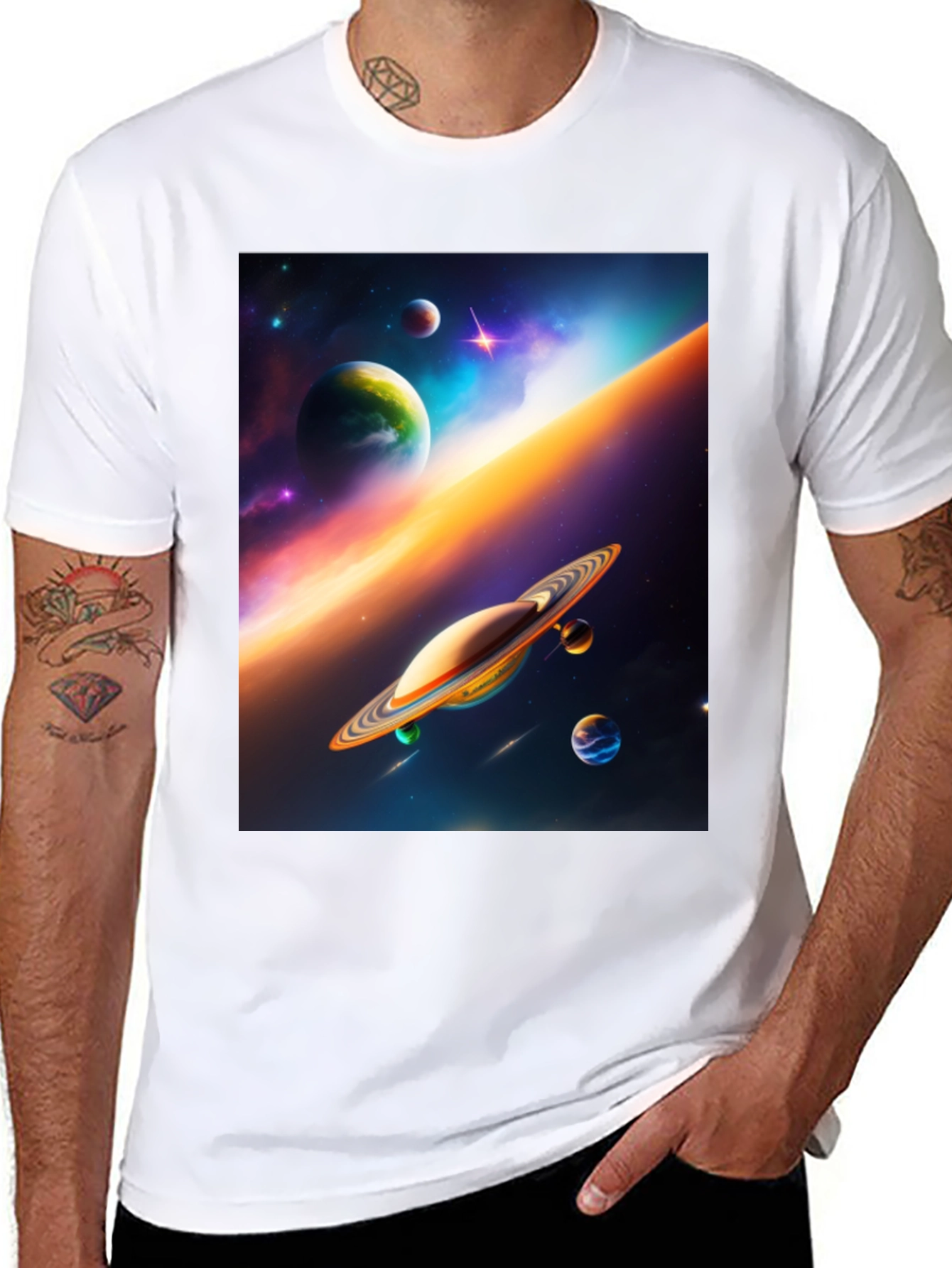 Space Skate T-Shirt: Intergalactic Style