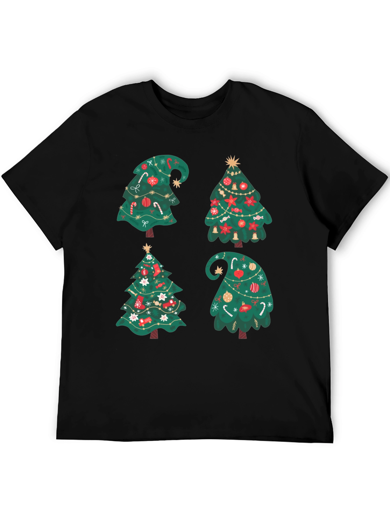 Festive Christmas Tree Graphic Tee - Holiday Cheer!