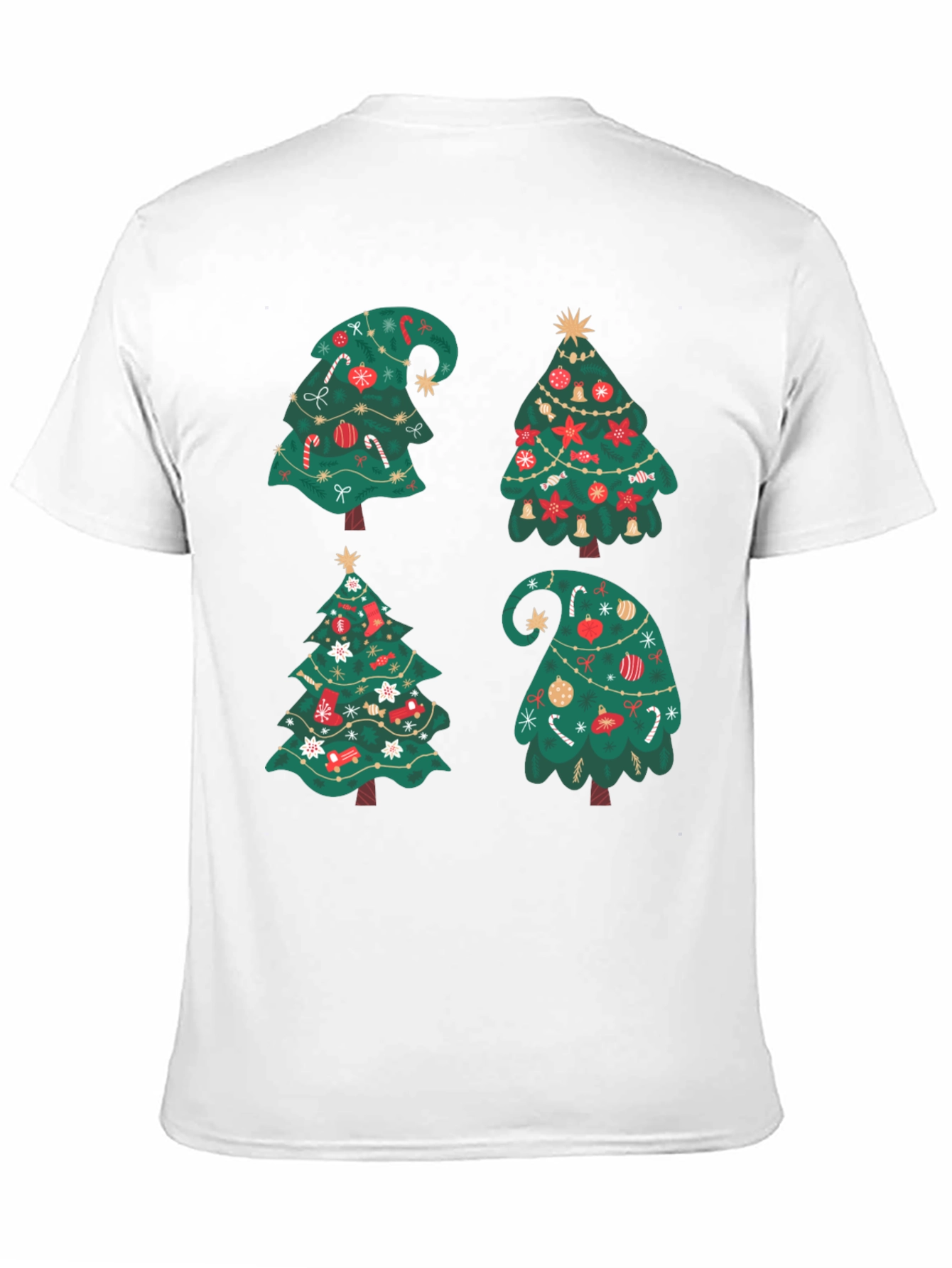 Festive Christmas Tree Graphic Tee - Holiday Cheer!