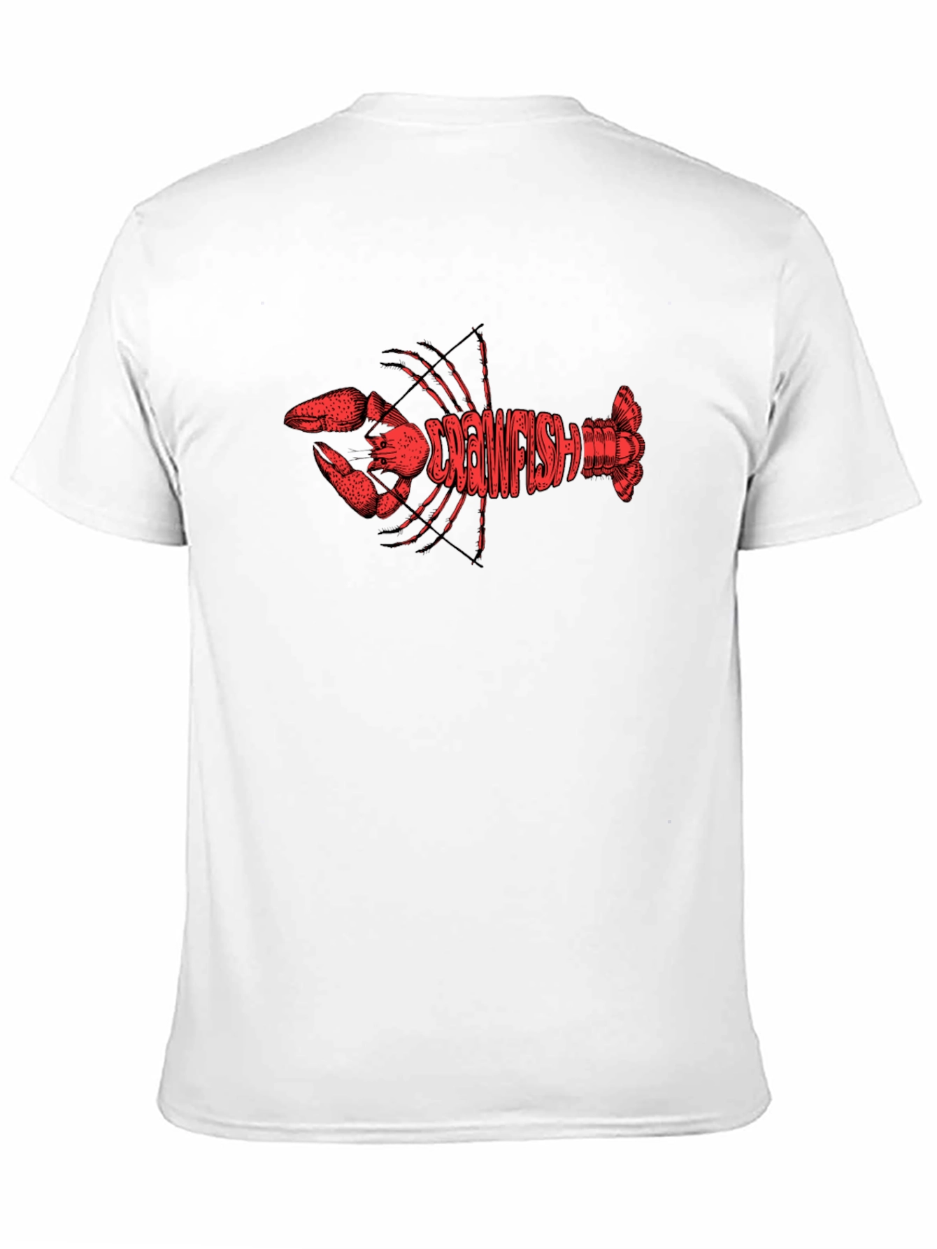 Crawfish Graphic Tee - Black Cotton T-Shirt