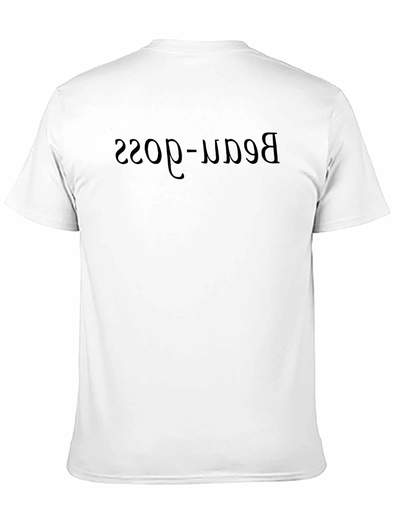 Funny Bean Boss Tee - Soft Cotton Casual T-Shirt
