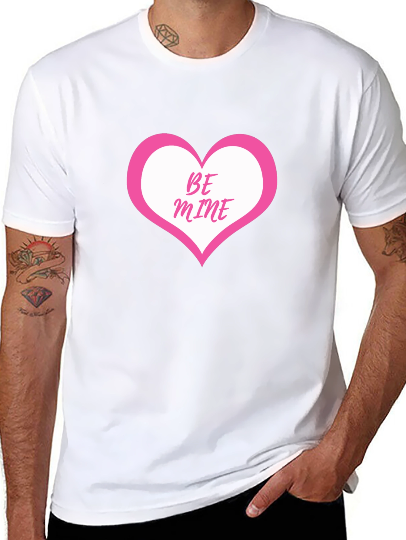 Be Mine Heart T-Shirt - Valentines Day Tee