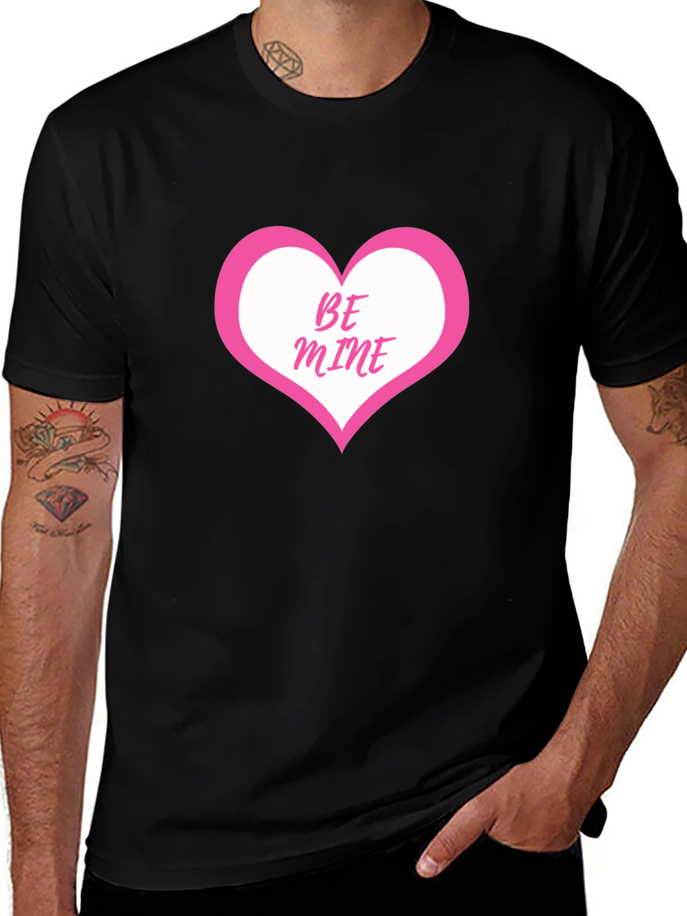Be Mine Heart T-Shirt - Valentines Day Tee