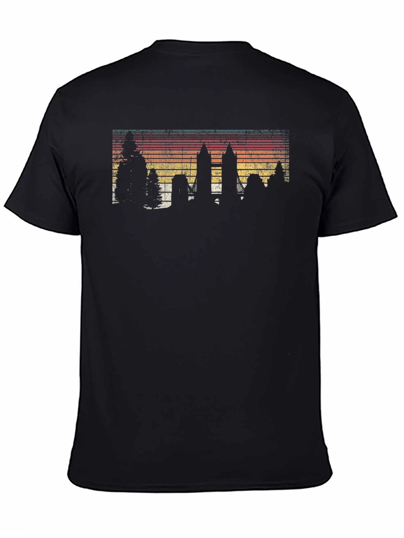 Retro Cityscape Graphic Tee