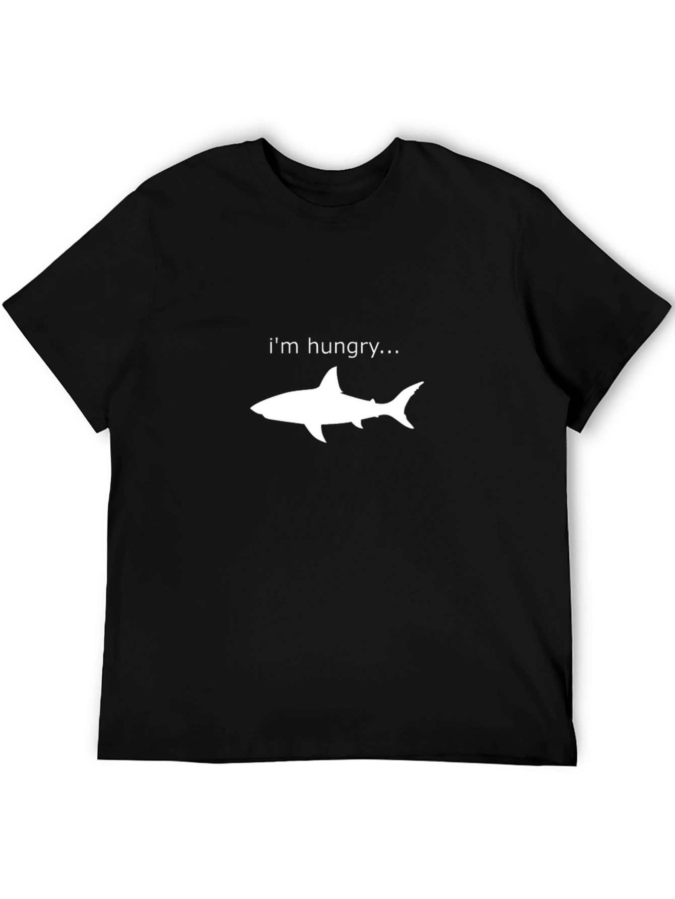 Hungry Shark Graphic Tee - Black