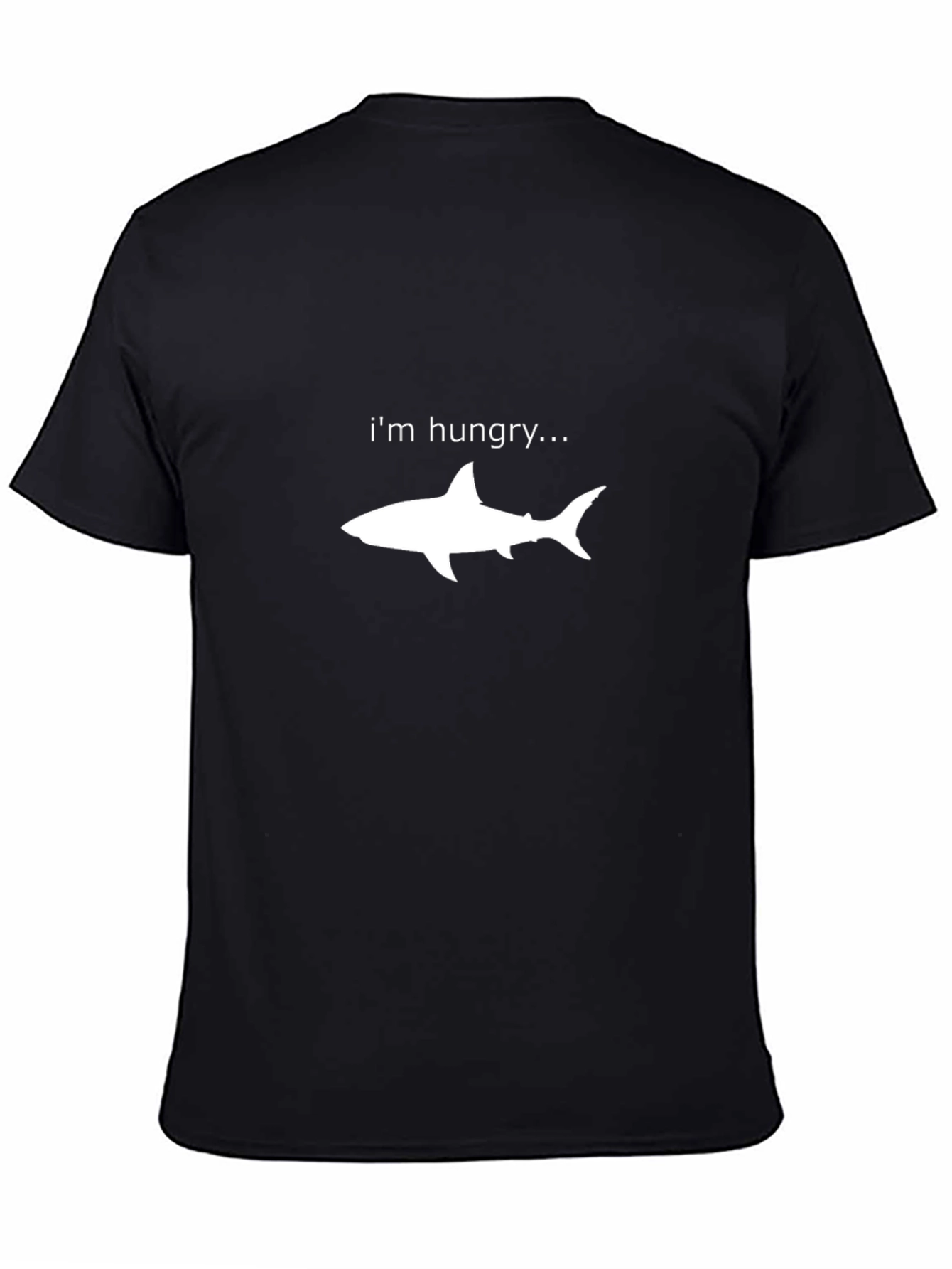 Hungry Shark Graphic Tee - Black