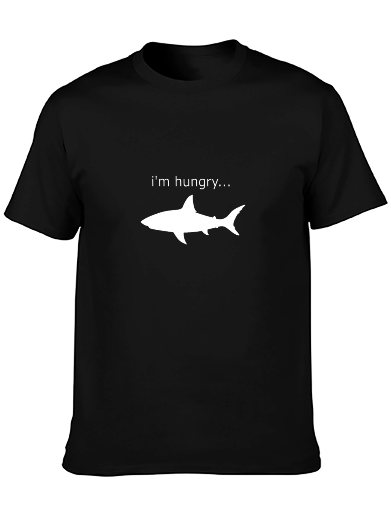 Hungry Shark Graphic Tee - Black