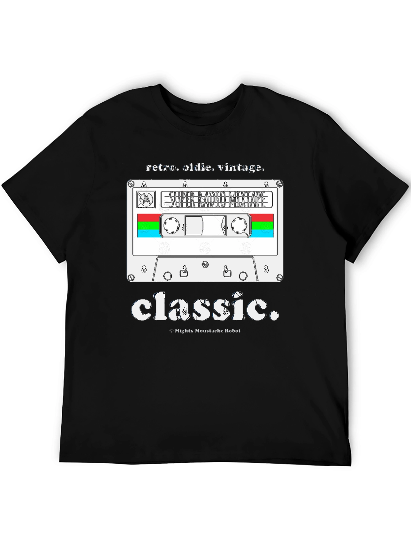 Retro Radio Mixtape T-Shirt - Classic Design
