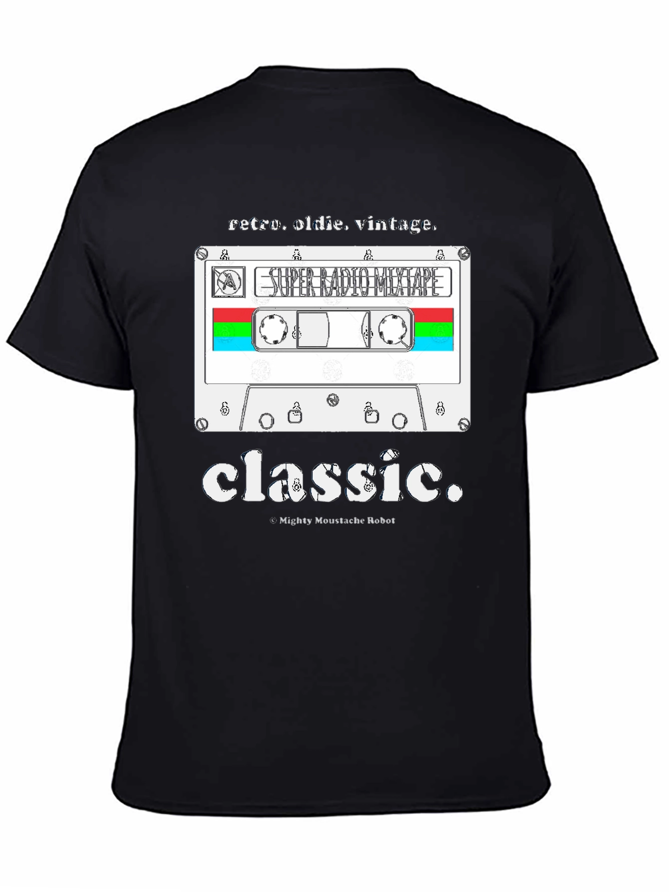 Retro Radio Mixtape T-Shirt - Classic Design