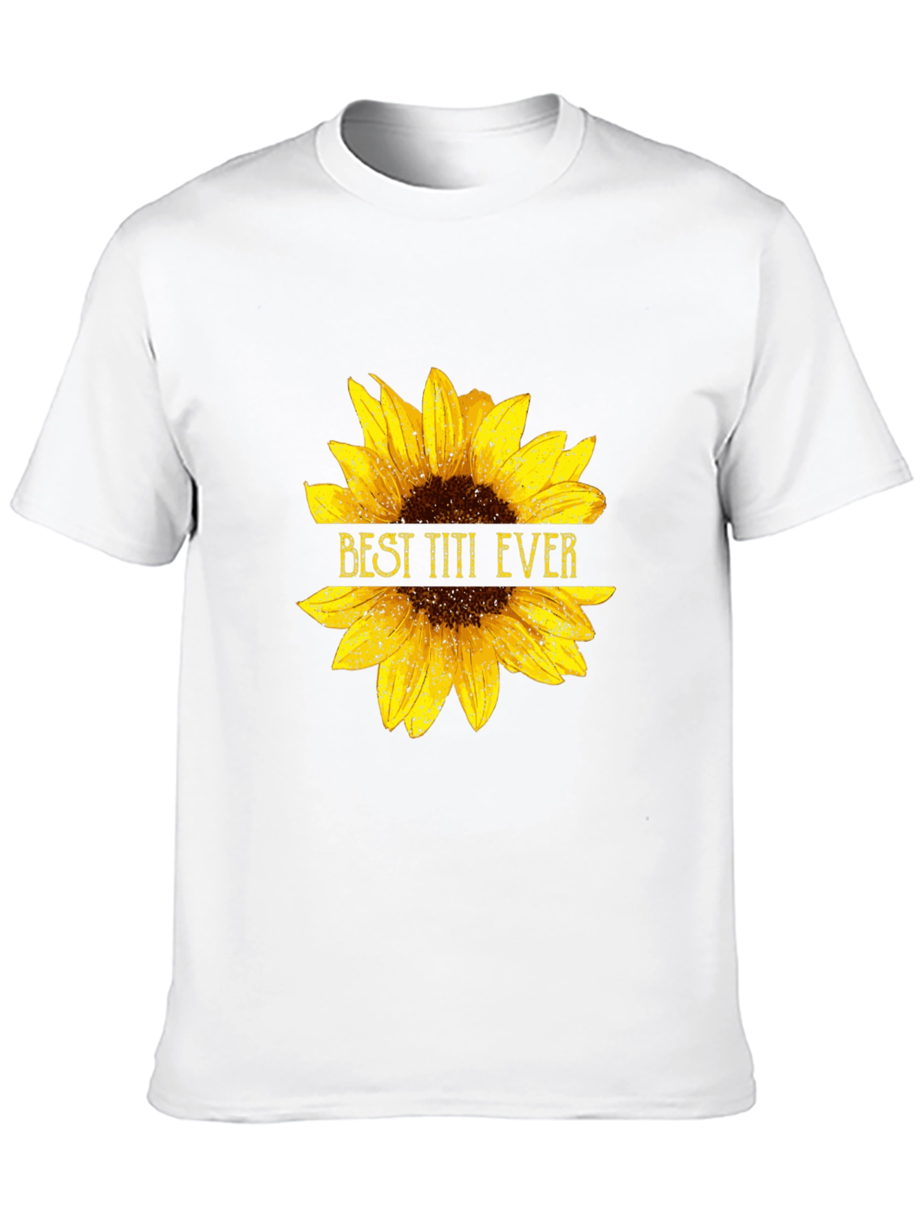 Best Titi Ever Sunflower Graphic Tee