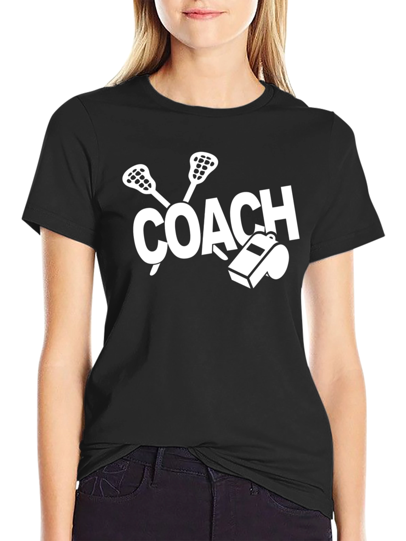 Lacrosse Coach Graphic T-Shirt