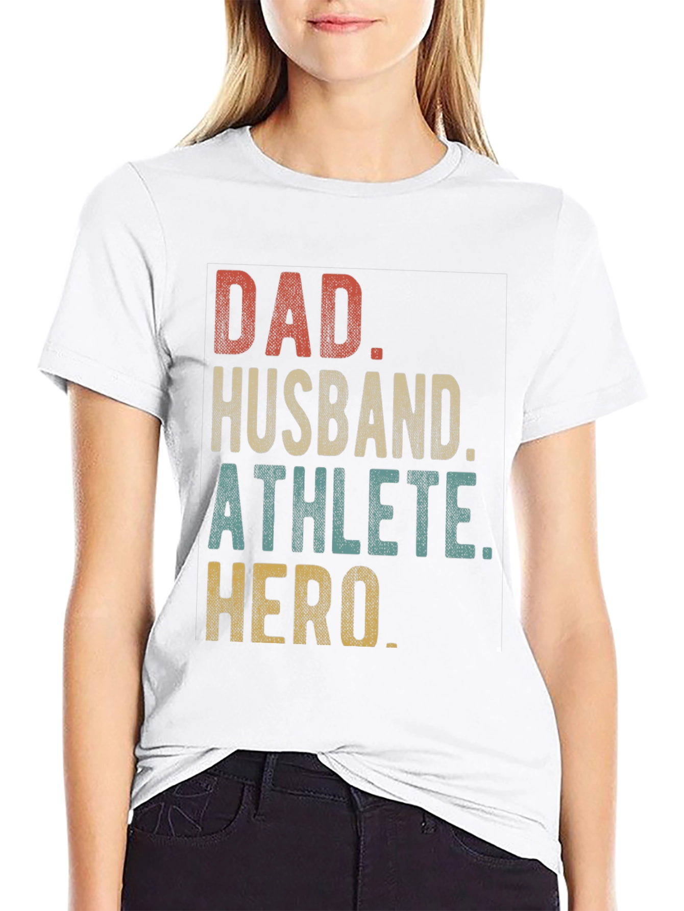 Dad Husband Athlete Hero Graphic T-Shirt