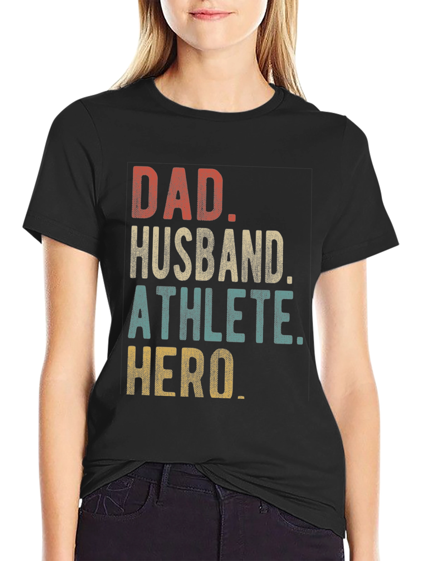 Dad Husband Athlete Hero Graphic T-Shirt