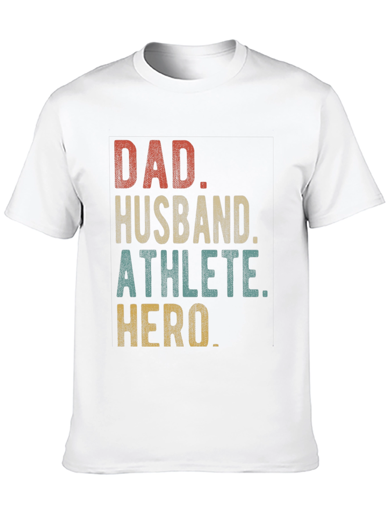 Dad Husband Athlete Hero Graphic T-Shirt