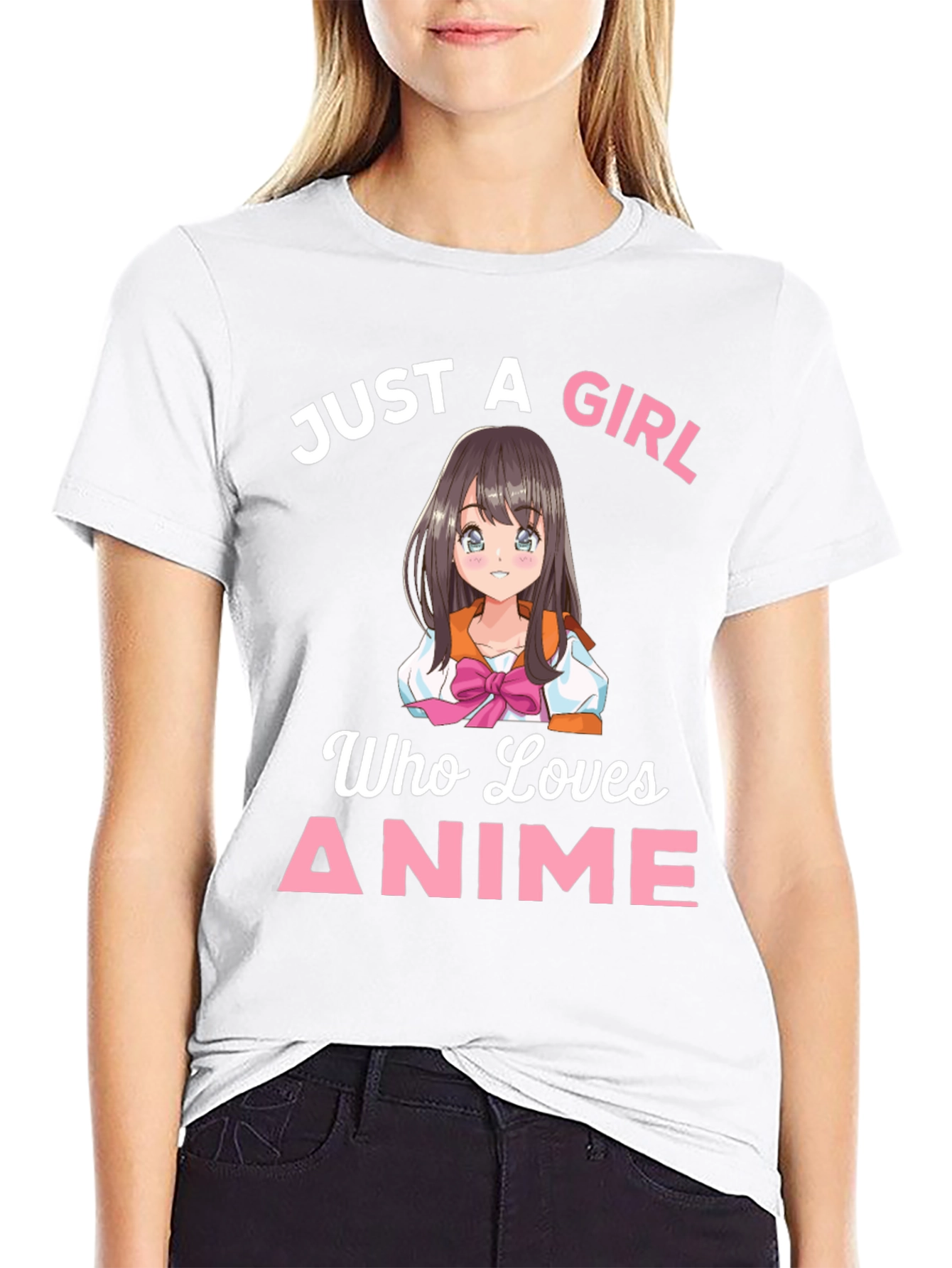 Just a Girl Who Loves Anime T-Shirt