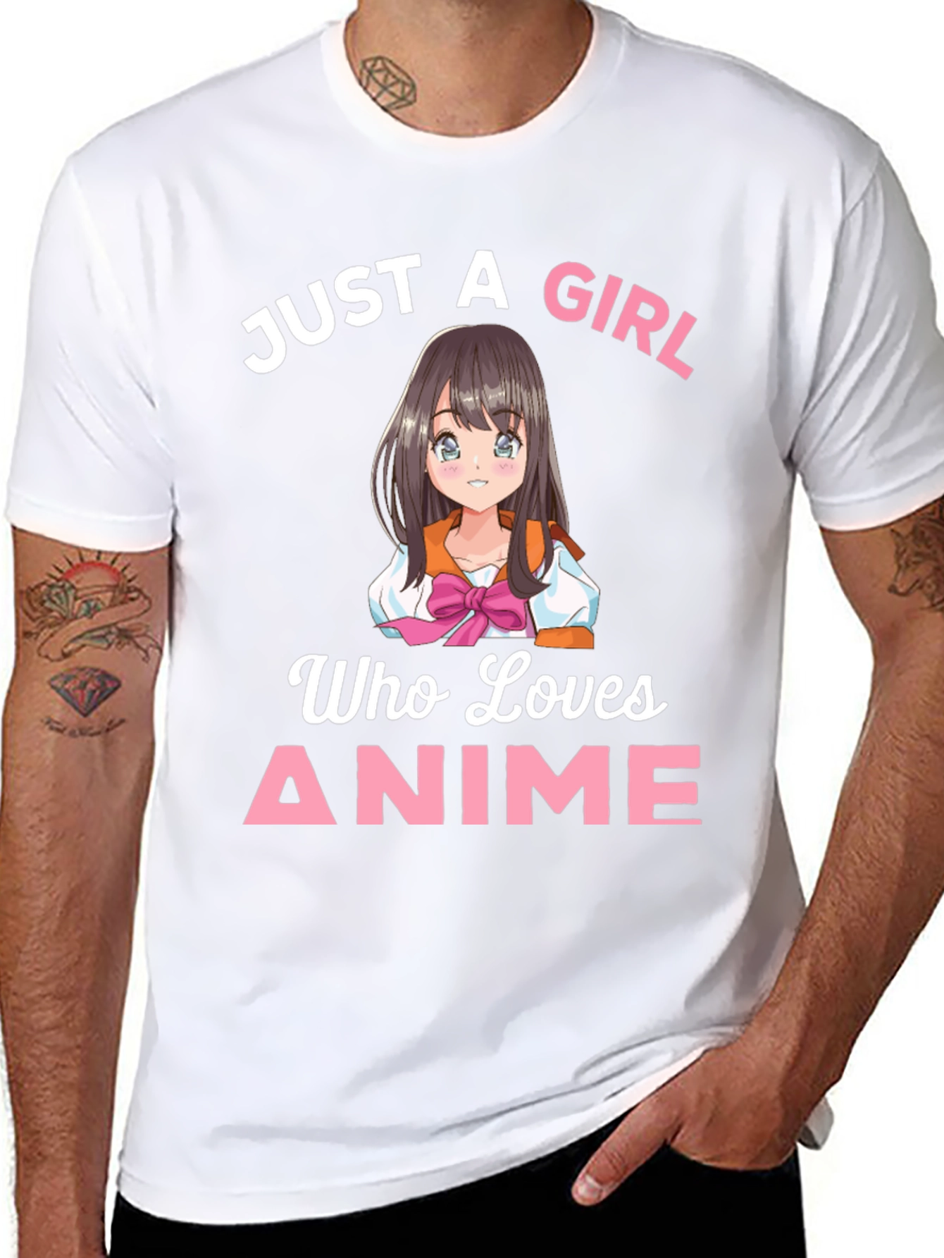 Just a Girl Who Loves Anime T-Shirt
