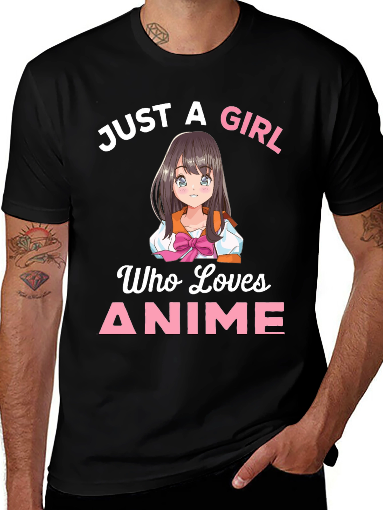 Just a Girl Who Loves Anime T-Shirt