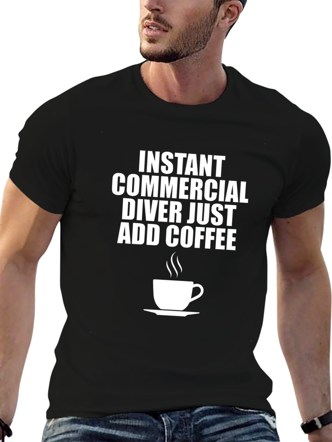 Instant Commercial Diver Coffee T-Shirt