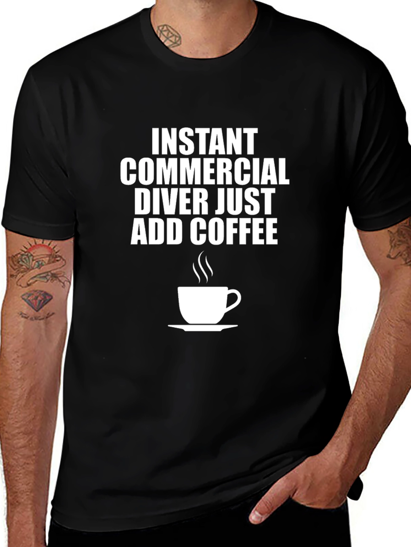 Instant Commercial Diver Coffee T-Shirt