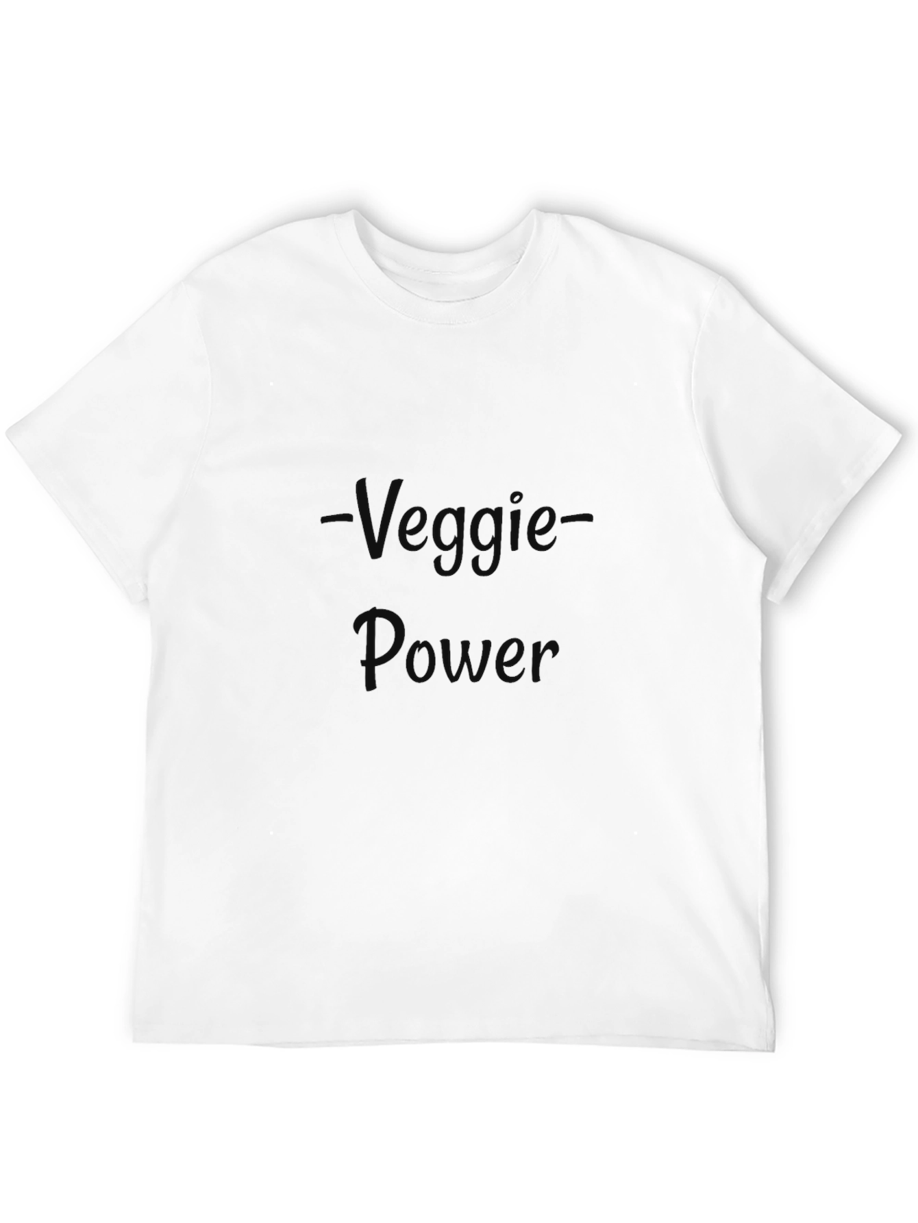 Veggie Power Black T-Shirt
