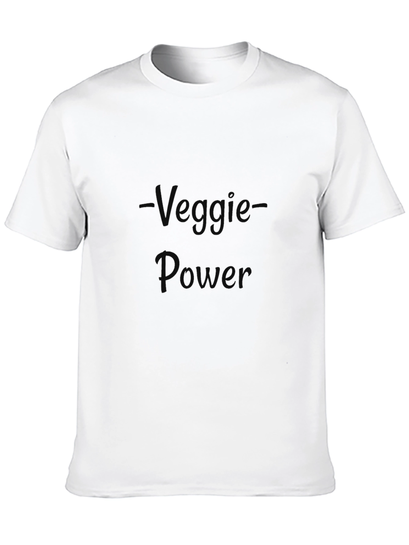 Veggie Power Black T-Shirt