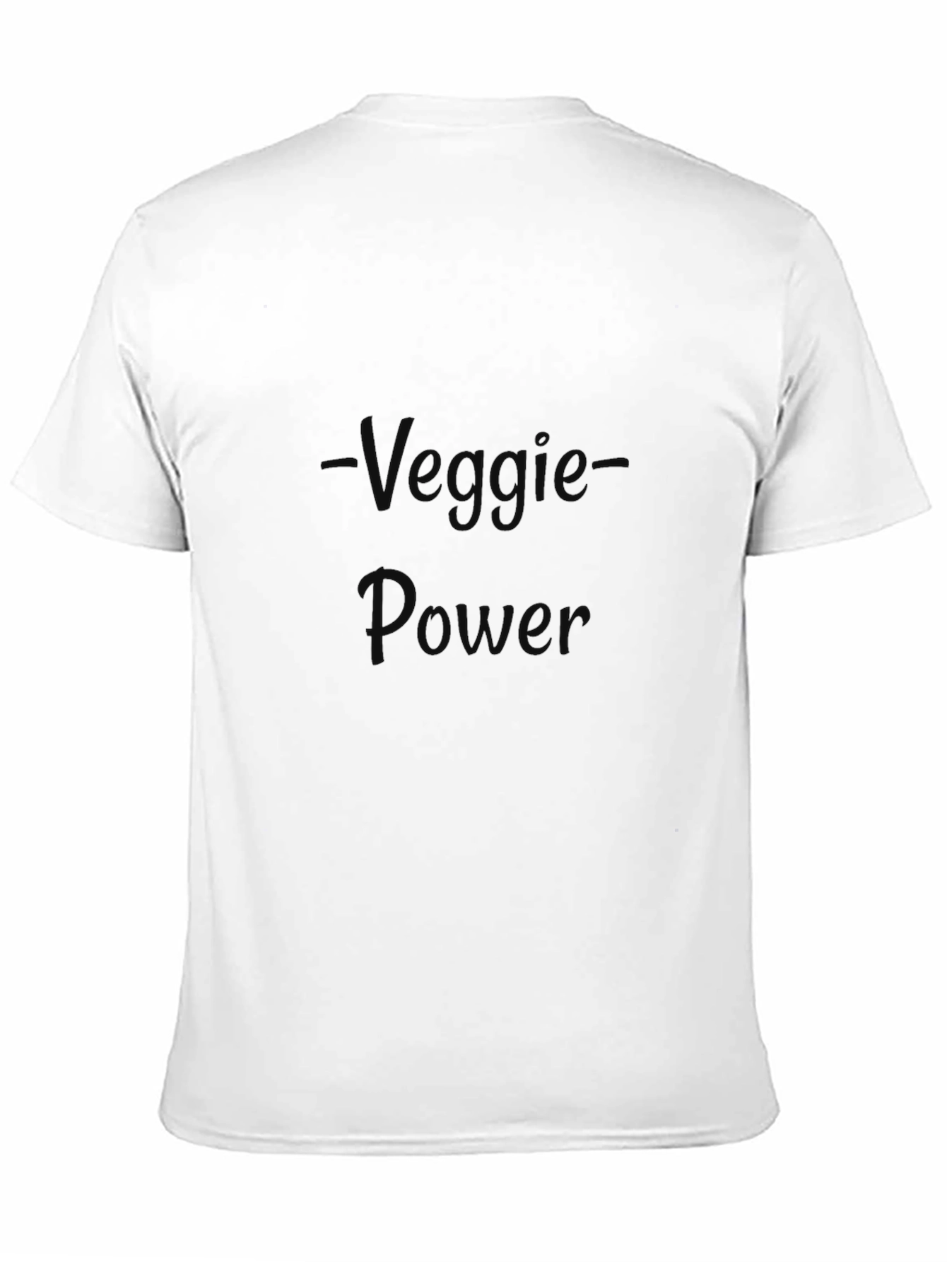 Veggie Power Black T-Shirt