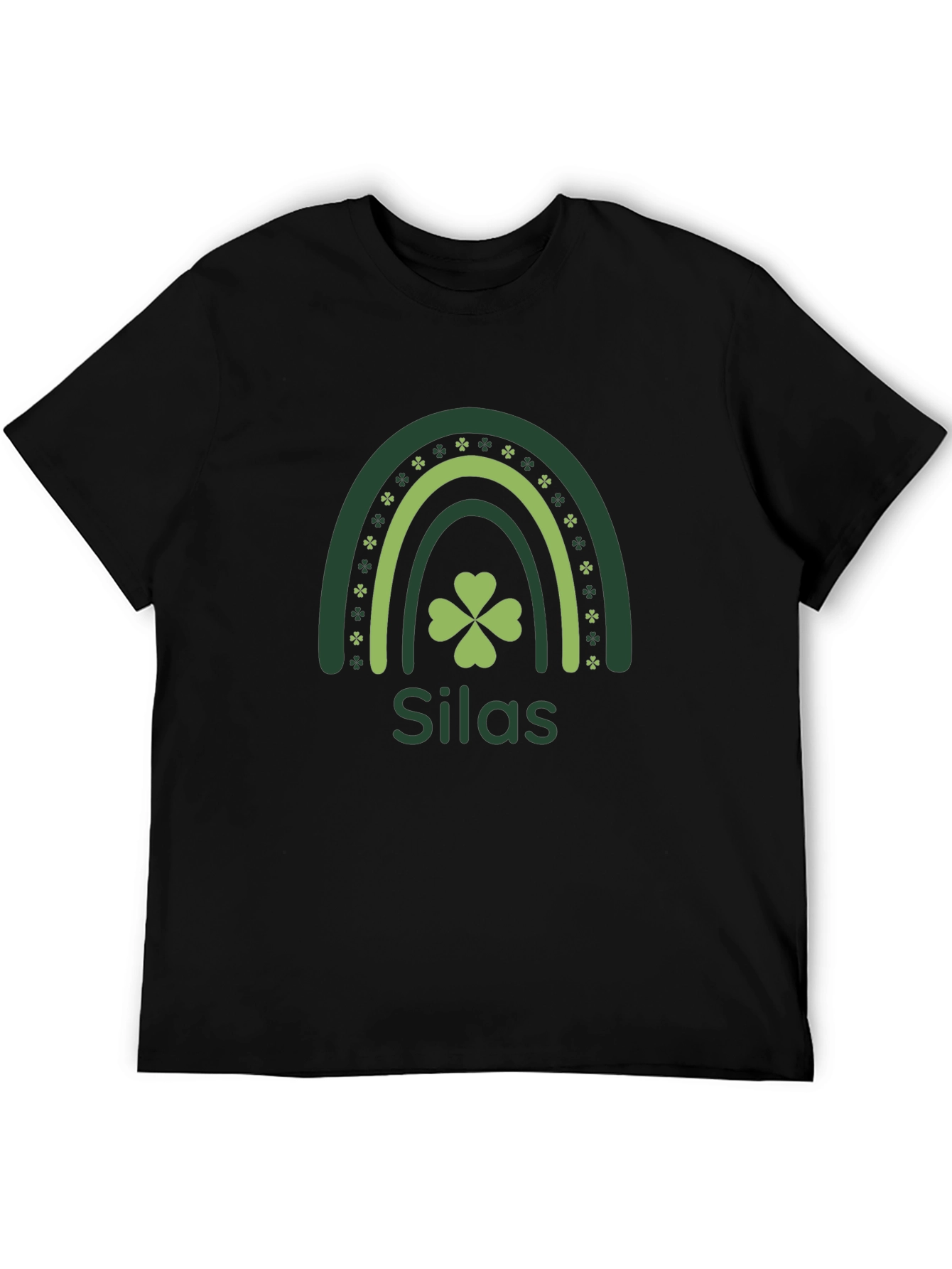 St. Patricks Day Silas Clover Rainbow T-Shirt
