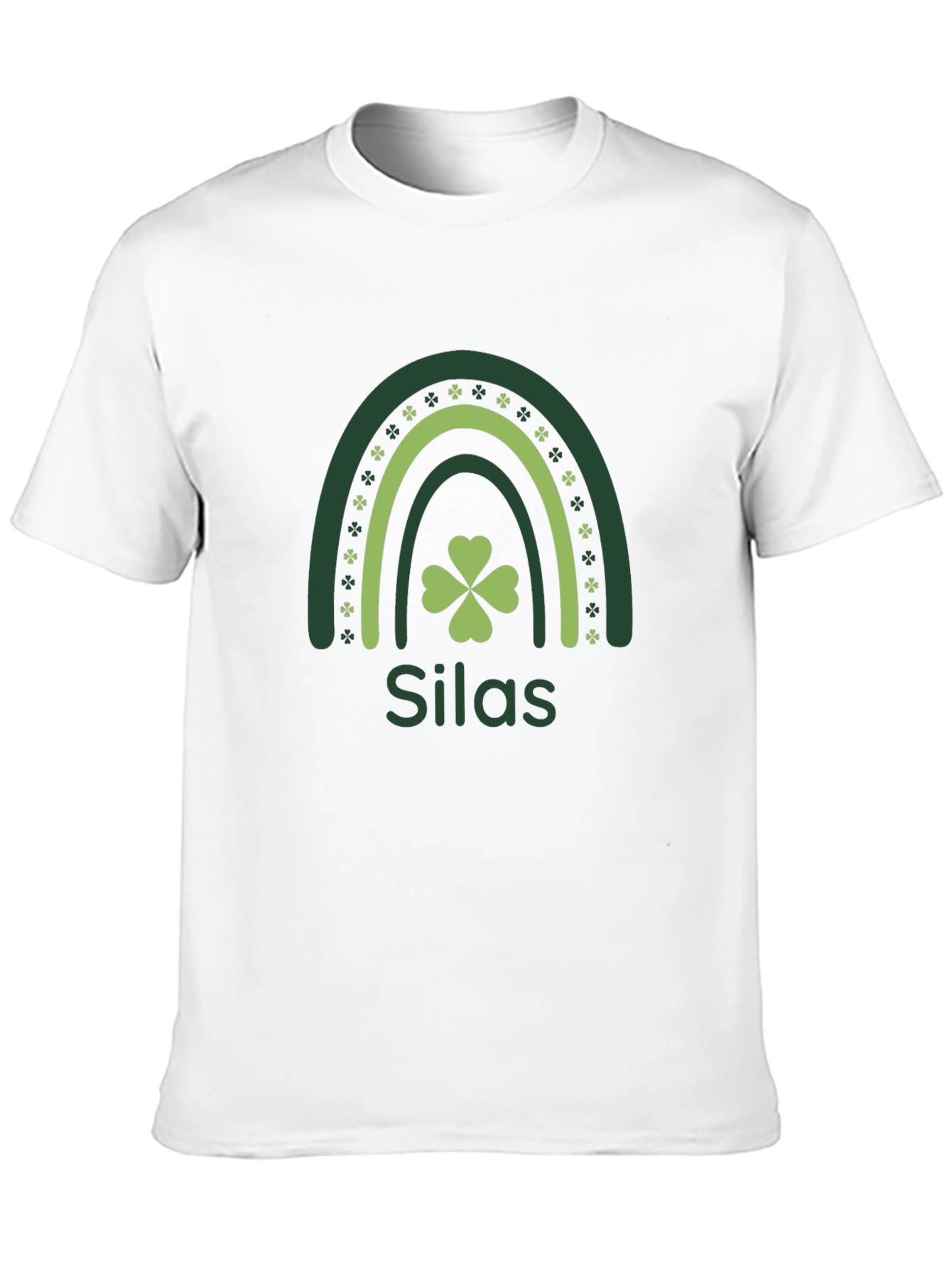 St. Patricks Day Silas Clover Rainbow T-Shirt