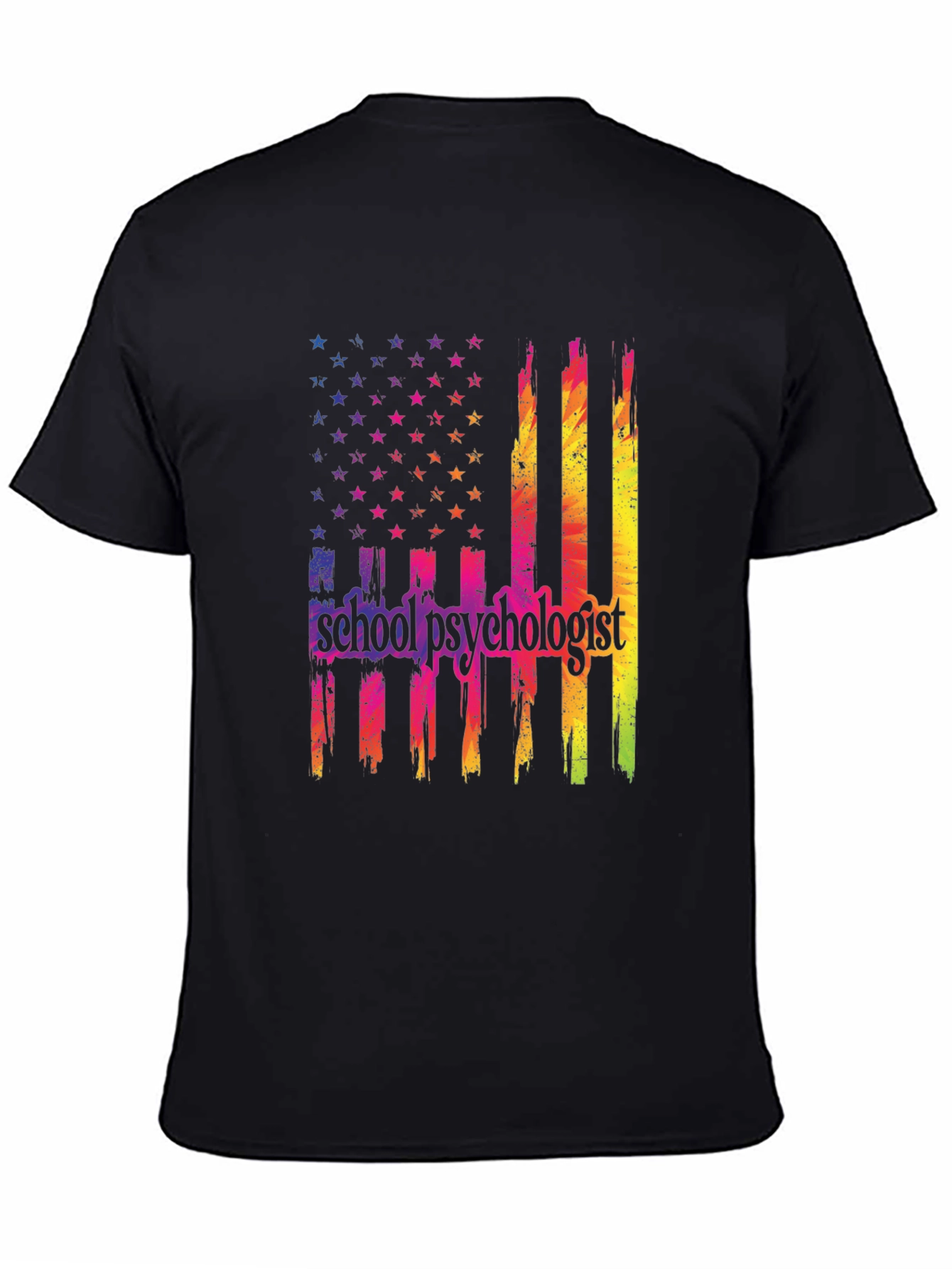 School Psychologist Flag Graphic T-Shirt
