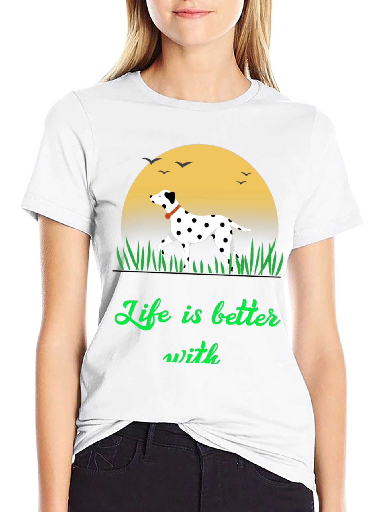 Dalmatian Lover Tee - Life is Better With