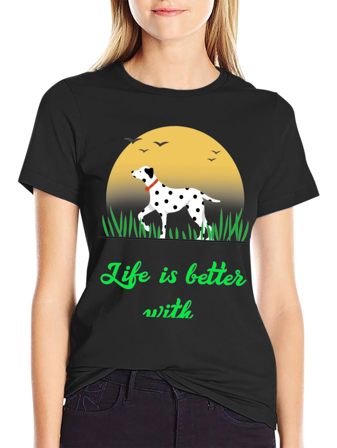 Dalmatian Lover Tee - Life is Better With