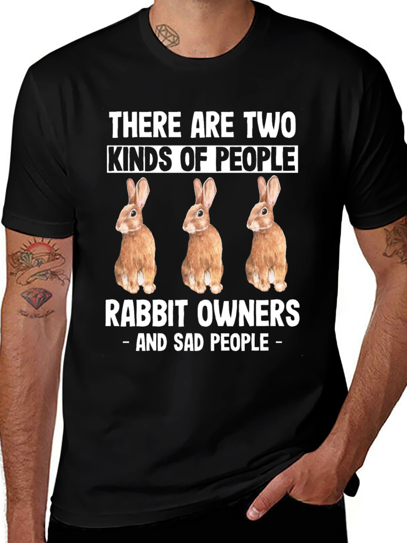 Rabbit Owners - T-Shirt Funny Novelty Tee