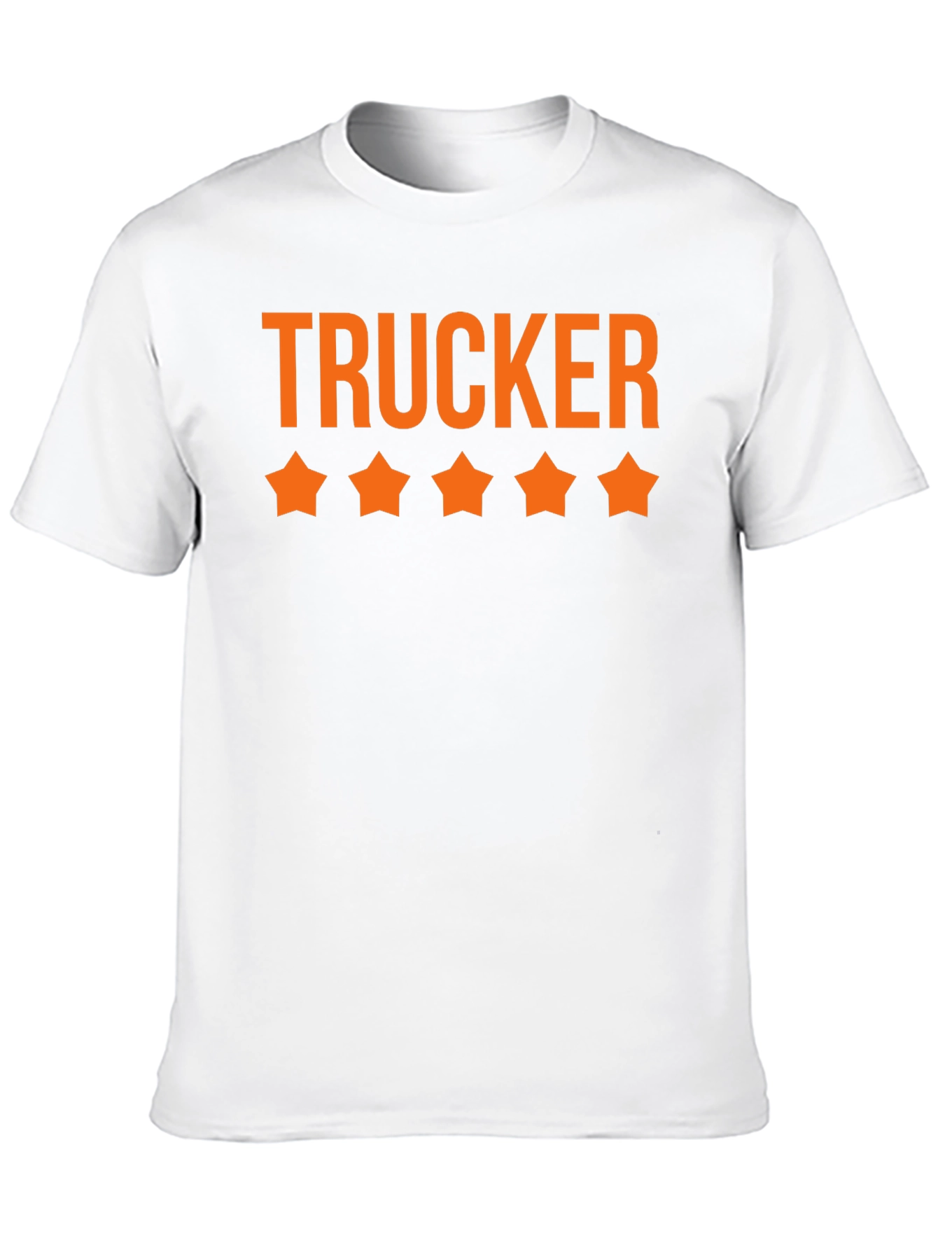 Trucker Five Star T-Shirt - Black